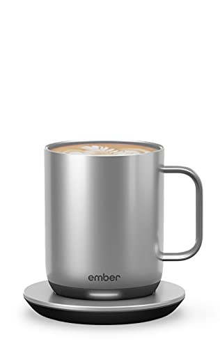 NEW Ember Temperature Control Smart Mug 1 Count (Pack of 1), Stainless Steel