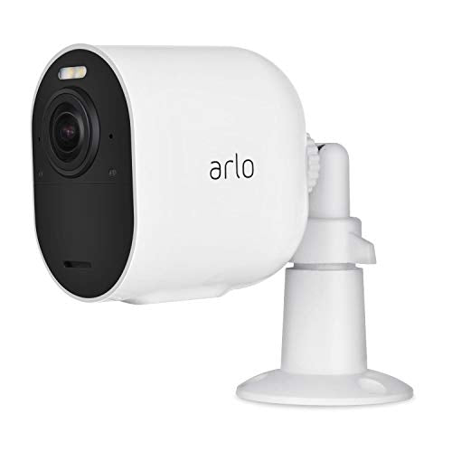Wasserstein Adjustable Metal Wall Mount Compatible with Arlo Ultra, White