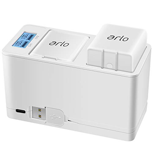 Arlo Battery Charger Station, Dual Rechargeable Batteries Charging Station...