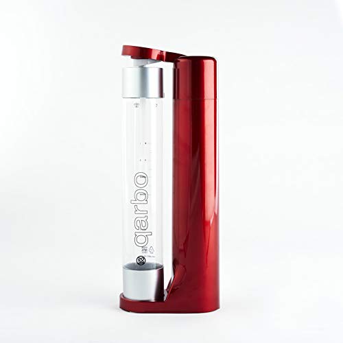 Twenty39 Qarbo - Sparkling Water Maker and Fruit Infuser - Metallic-Red