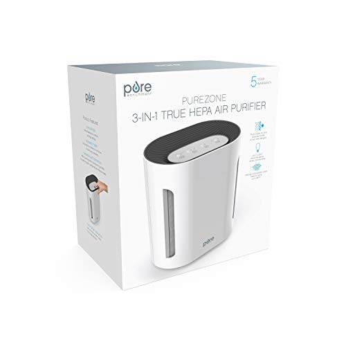 Pure Enrichment PureZone 3-in-1 Air Purifier - True HEPA Filter & UV-C...