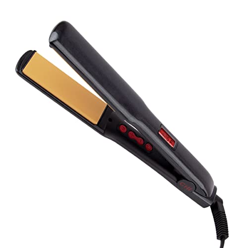 CHI PRO G2 Digital Titanium Infused Ceramic 1" Straightening 1 inch, Black