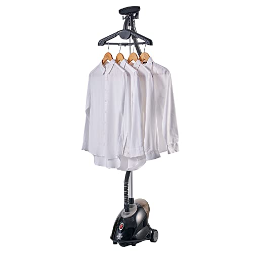 SALAV GS18-DJ Standing Garment Steamer 14.2 in x 11.4 x 65.0 in, Black