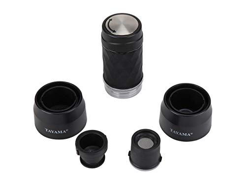 Tayama TMS-838 Portable Hot/Cold Espresso Machine, one size, Black