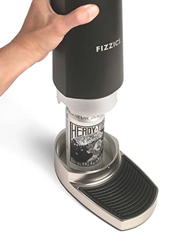 FIZZICS FZ403 DraftPour Beer Dispenser - Converts Any Can or Standard, Carbon