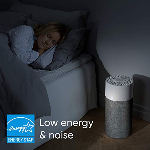 Blueair Blue Pure 411 Auto Small Room Air 10.2inx10.2inx20.5in, White