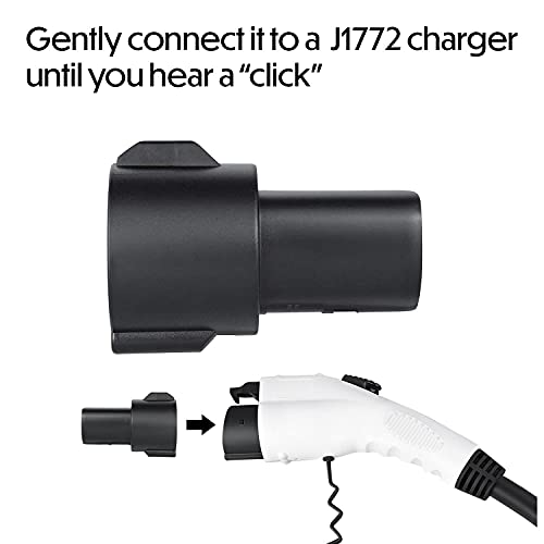 Lectron J1772 to Tesla Charging Adapter 60Amp /250V AC - Compatible with SAE...