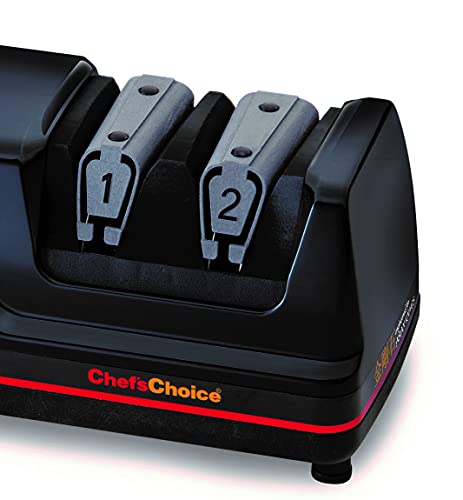Chef'sChoice 316 Diamond Hone Knife Sharpener for 15-Degree 2-Stage, Black