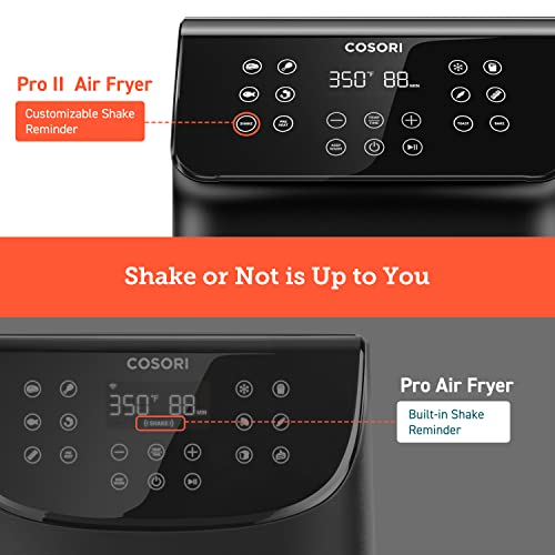 COSORI Pro II Air Fryer Oven Combo, 5.8QT Max Xl Large Cooker 5.8 QT, BLACK