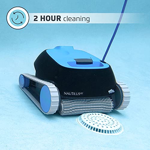 DOLPHIN Nautilus CC Automatic Robotic Pool Cleaner - CC, Blue/Black