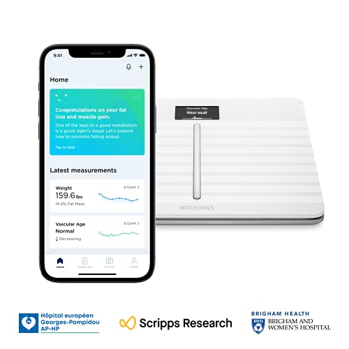 Withings Body Cardio – Premium Wi-Fi 1 Count (Pack of 1), White