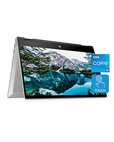 HP Pavilion x360 14” Touchscreen Laptop, 11th Gen 14-inch, Natural Silver