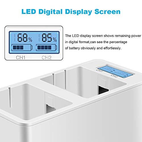 Arlo Battery Charger Station, Dual Rechargeable Batteries Charging Station...