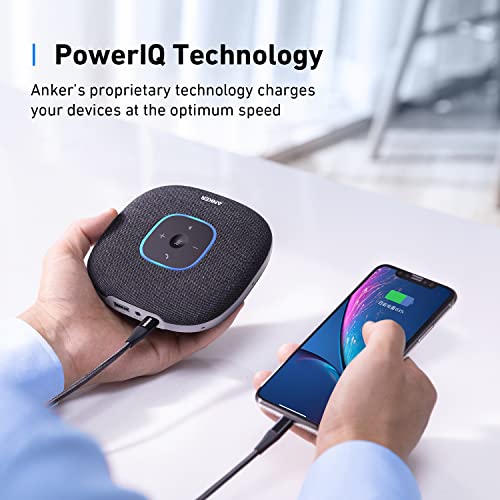 Anker PowerConf S3 Bluetooth Speakerphone with 6 Mics, one size, Black