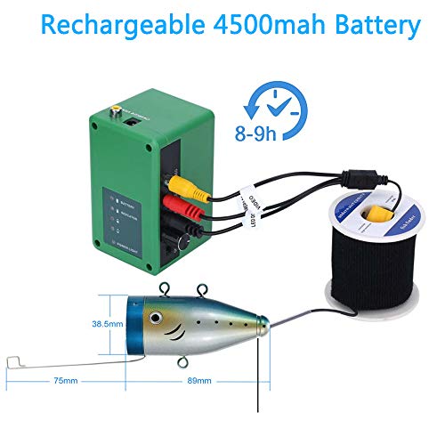 Fishing Camera, Anysun Underwater Camera with DVR 9 9'' 30m/100ft+DVR