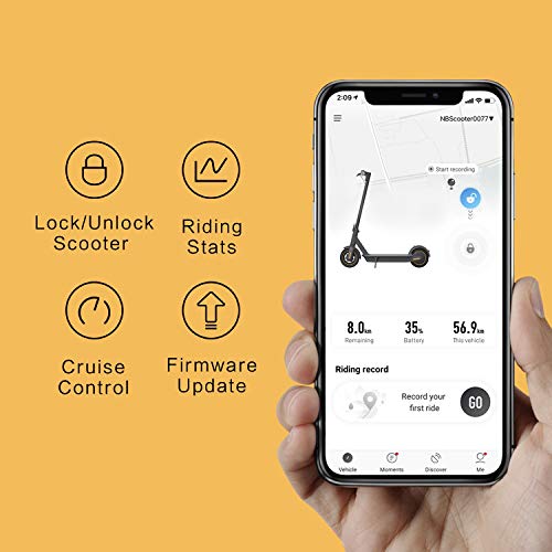 Segway Ninebot MAX Electric Kick Scooter, Up to 40.4 Miles Long-range...
