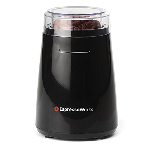 EspressoWorks 7 Pc All-In-One 9.75L x 11.5H x 9.0W, Black, Stainless Steel