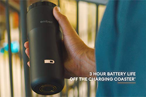 NEW Ember Temperature Control Travel Mug 2, 12 oz, 1 Count (Pack of 1), Black