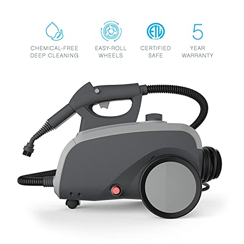 Pure Enrichment PureClean Steam Cleaner - 1500-Watt Multi-Purpose Household...