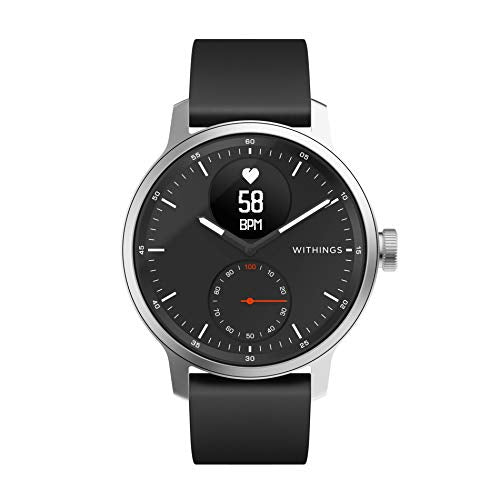 Withings ScanWatch - Hybrid Smartwatch with ECG, Heart Rate 42 mm, Black