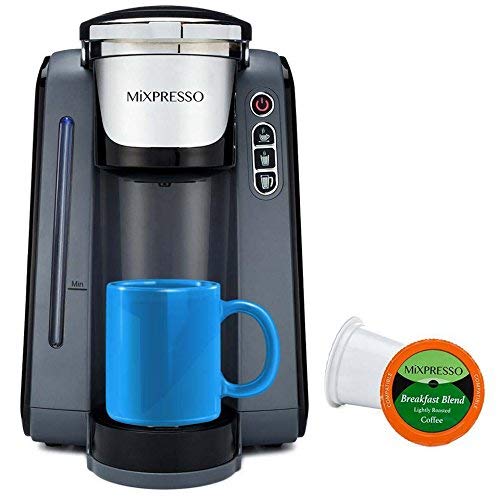 Mixpresso - Single Serve K-Cup Coffee Maker | Machine Dark Grey