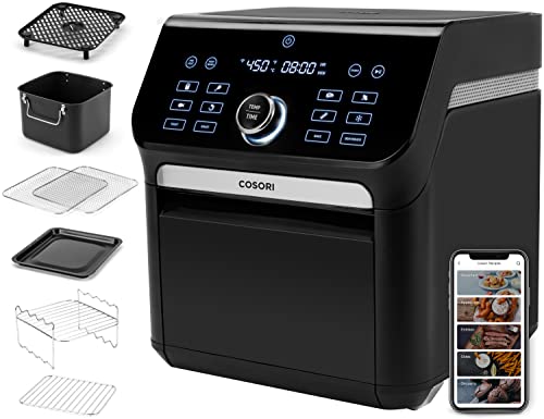 COSORI Air Fryer Oven Combo 7 Qt, Countertop 7 QT-Air Oven, Black