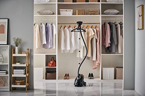 SALAV GS18-DJ Standing Garment Steamer 14.2 in x 11.4 x 65.0 in, Black