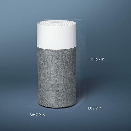 Blueair Blue Pure 411 Auto Small Room Air 10.2inx10.2inx20.5in, White