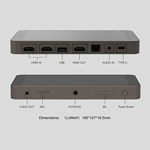 YOLOLIV YoloBox Portable Live Stream Studio Equipment 185*107*19.5mm, Gray