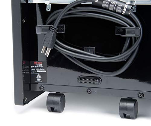 AirNmore Comfort Deluxe with Copper PTC, Infrared Space Heater Black