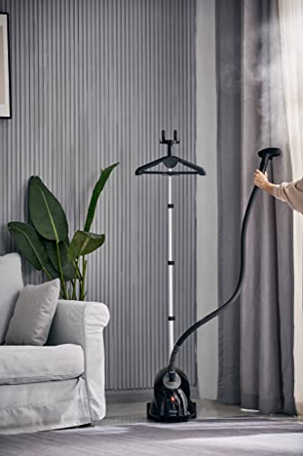 SALAV GS18-DJ Standing Garment Steamer 14.2 in x 11.4 x 65.0 in, Black