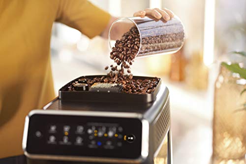 Philips 3200 Series Fully Automatic Espresso Machine w/ LatteGo, Black