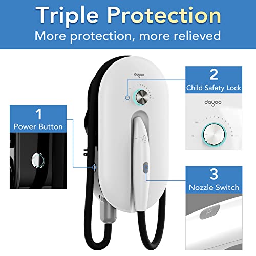 DAYOO Portable Steam Cleaner Chemical-free - 10s Standard Version, White