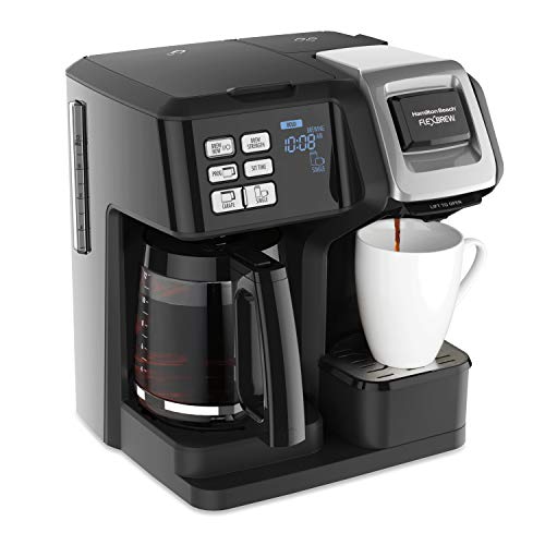 Hamilton Beach FlexBrew Trio Coffee Maker, 2-Way Single Serve & Black, Black