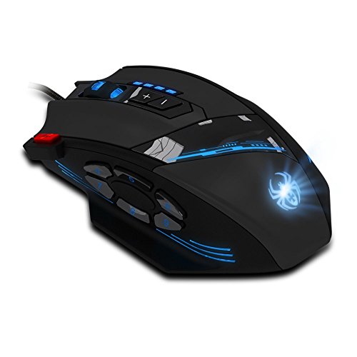 12 Programmable Buttons Zelotes C12 Gaming Mouse, AFUNTA Laser C12-Mouse