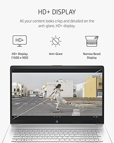 HP 17 Laptop, 11th Gen Intel Core i5-1135G7, 8 GB 17.3-inch, Natural Silver