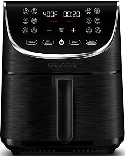 Gourmia Air Fryer Oven Digital Display 7 Quart Large AirFryer Medium, Black