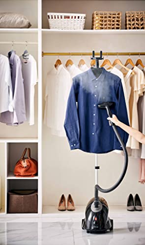 SALAV GS18-DJ Standing Garment Steamer 14.2 in x 11.4 x 65.0 in, Black