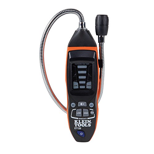 Klein Tools ET120 Gas Leak Detector, Combustible Meter with 18-Inch...
