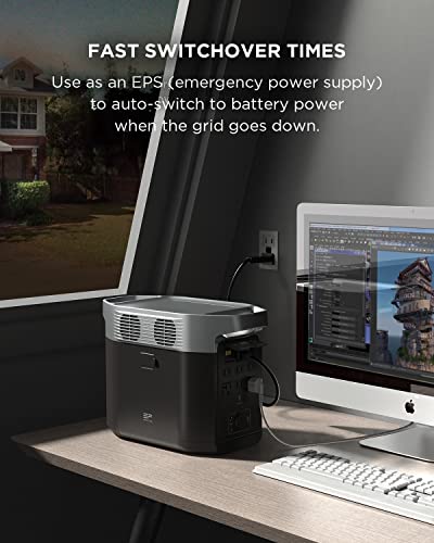 EF ECOFLOW DELTA 2 Portable Power Station, 1024Wh LiFePO4 Battery, Fast...