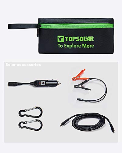 Topsolar SolarFairy 30S Foldable Solar Panel 30W Portable Battery Charger...