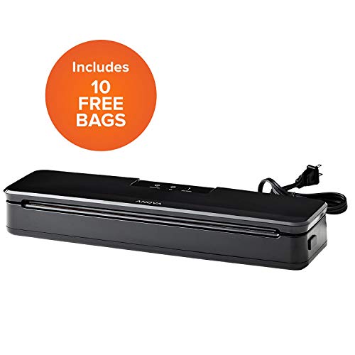 Anova Culinary ANVS01-US00 Precision Includes 10 Precut Bags, Black