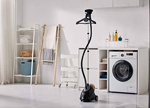 SALAV GS18-DJ Standing Garment Steamer 14.2 in x 11.4 x 65.0 in, Black