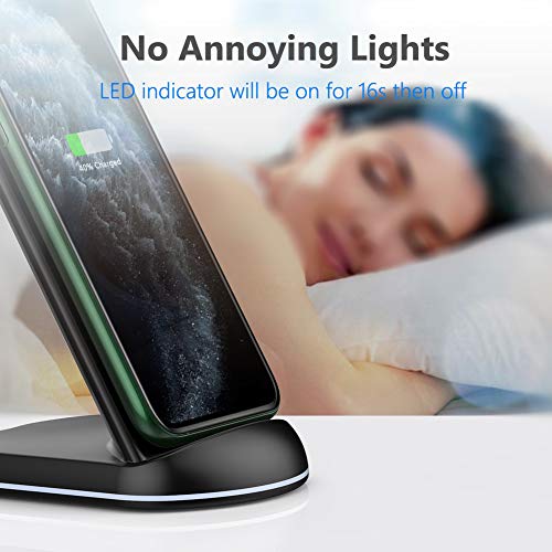 Yootech Wireless Charger,Qi-Certified 10W Max Charging Stand,...