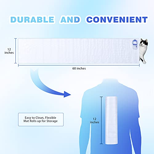 Scat Pet Shock Mat Indoor Upgraded, Safe Training One Piece 60"x 12"