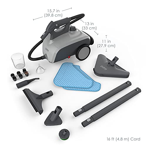 Pure Enrichment PureClean Steam Cleaner - 1500-Watt Multi-Purpose Household...