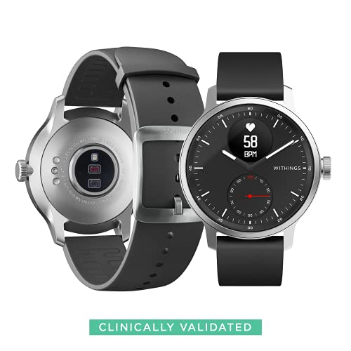Withings ScanWatch - Hybrid Smartwatch with ECG, Heart Rate 42 mm, Black