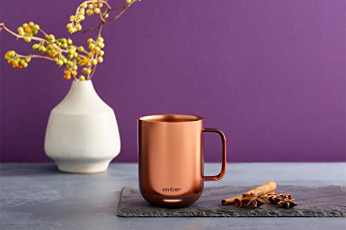 NEW Ember Temperature Control Smart Mug 2, 10 oz, 1 Count (Pack of 1), Copper
