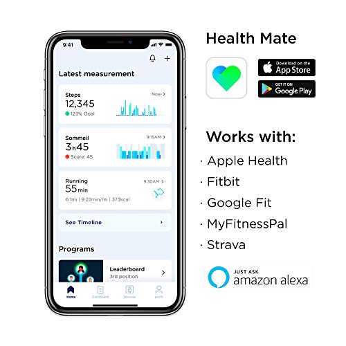 Withings Steel HR Sport Hybrid Smartwatch (40mm) - Activity, 40mm, White