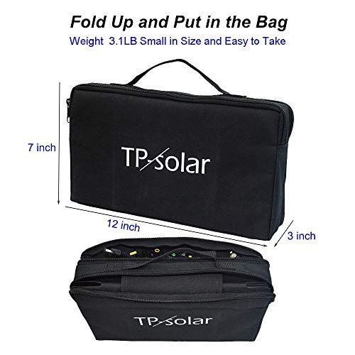 TP-solar 60W Portable Foldable Solar Panel Charger Kit Dual USB 5V + 18V DC...
